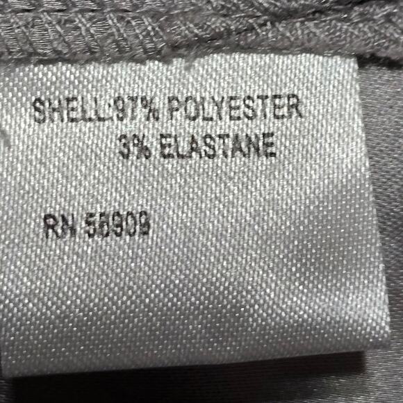 Antonio Melani Balloon Sleeve Gray Peasant Tie Neck Blouse‎ Size Small New - Picture 6 of 7